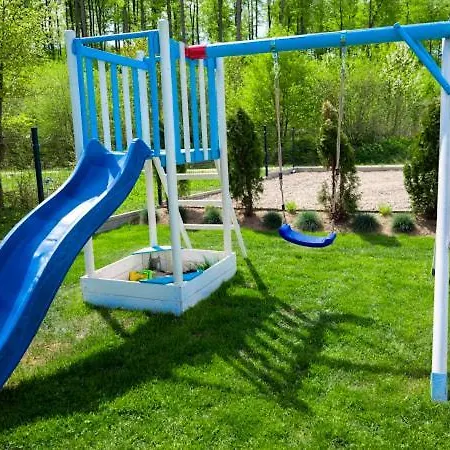 Las, Woda I Przygoda - Dom Z Sauna I Basenem